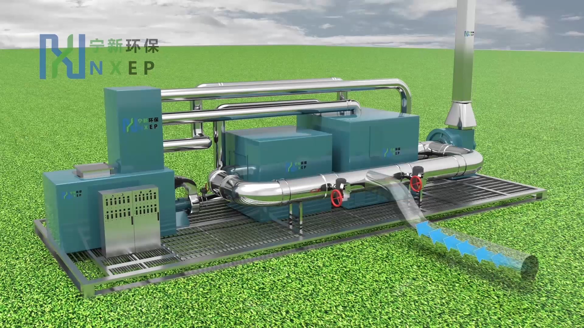 沸石转轮 催化燃烧 (CO)视频